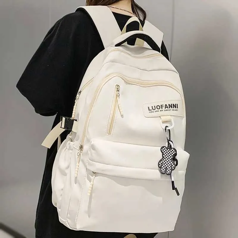 Sac à dos étanche de grande capacité pour hommes et femmes, sac d'école Cool pour fille et garçon, ordinateur portable pour étudiant, mode voyage féminin_voghion.com