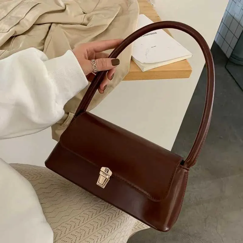 Shoulder Bag Crossbody Bag And Handbag Set For Women Solid Colour_voghion.com
