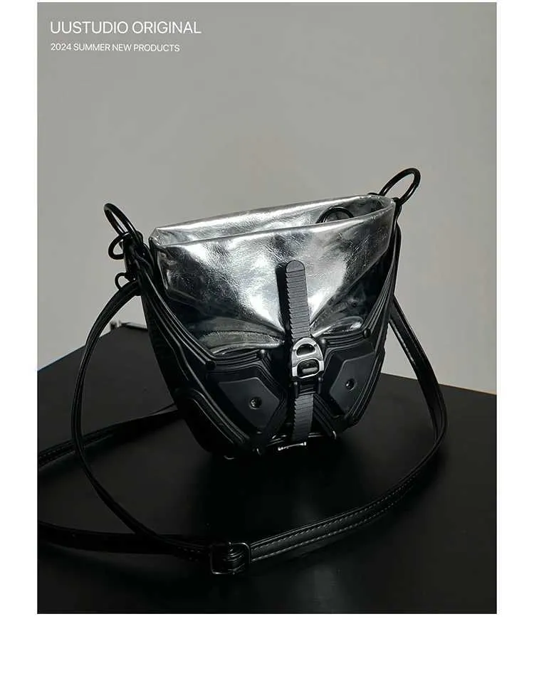 Womans Spicy Girls Umhängetasche Trendy PU Leder Handtaschen Stilvolle Punk Geldbörse Mode Y2K UmhängetaschenC241216_voghion.com