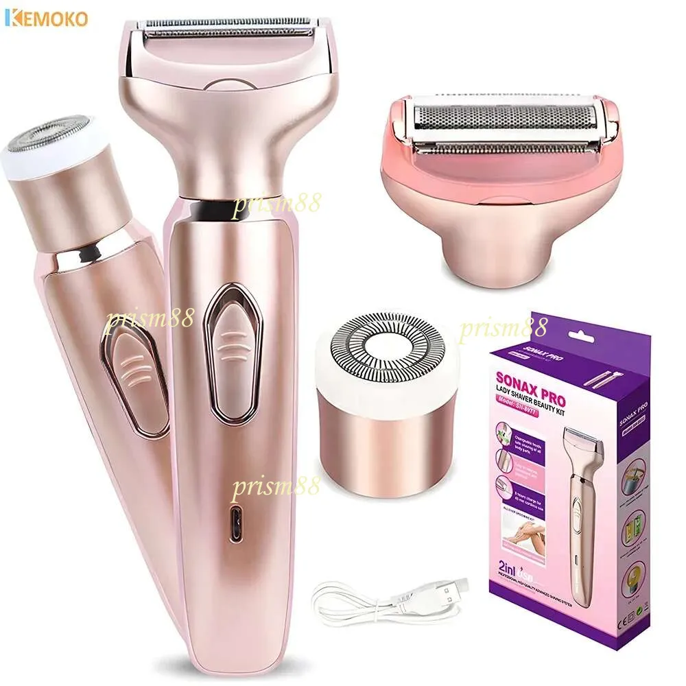 2-in-1 Face Shaver & Epilator - Painless, Rechargeable_voghion.com