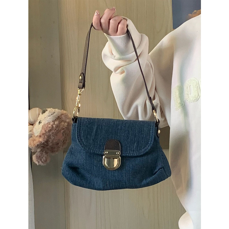 Sac à bandoulière diagonale pour femmes, nouvelle collection 2024, avec boucle de verrouillage sous les bras, de haute qualité, tendance et polyvalent, Cowboy_voghion.com
