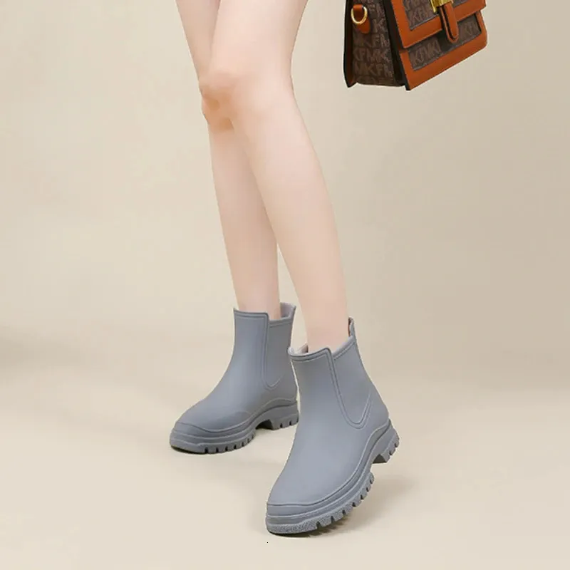 Regnstövlar Dam Vattentät Isolerad Gummi Skor Dam Trädgård Galoscher Boots Dam Fiske Vatten Sko Botas Para Lluvia_voghion.com