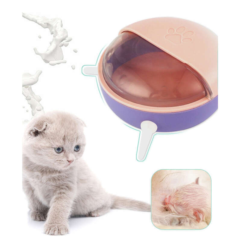 Botella para mascotas, gato, cachorro, hámster, dispositivo, tazón de plástico multifuncional, gatitos y cachorros lactantes, leche para beber_voghion.com