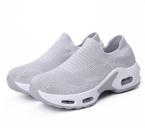 Scarpe sportive da esterno versatili, comode, casual, alla moda, con tallone in rete, traspiranti, con cuscinetto d'aria sul palmo, elastiche_voghion.com