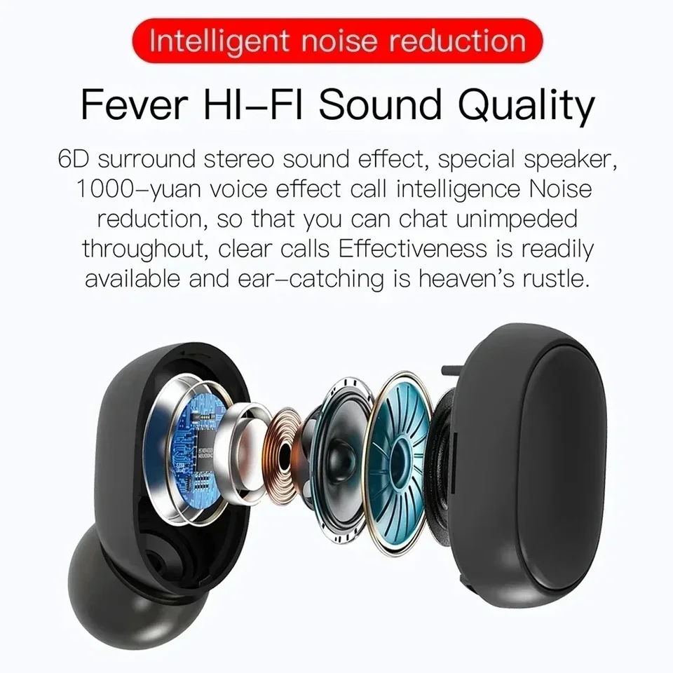 Écouteurs sans fil bluetooth avec réduction de bruit et micro_voghion.com