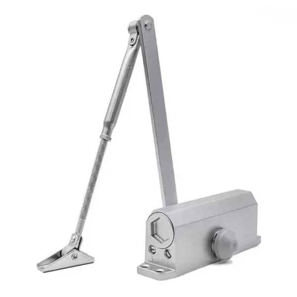 Ferme-porte hydraulique pour portes coulissantes, fermeture automatique silencieuse, résistant au feu, taille moyenne, fonctionnement fluide_voghion.com