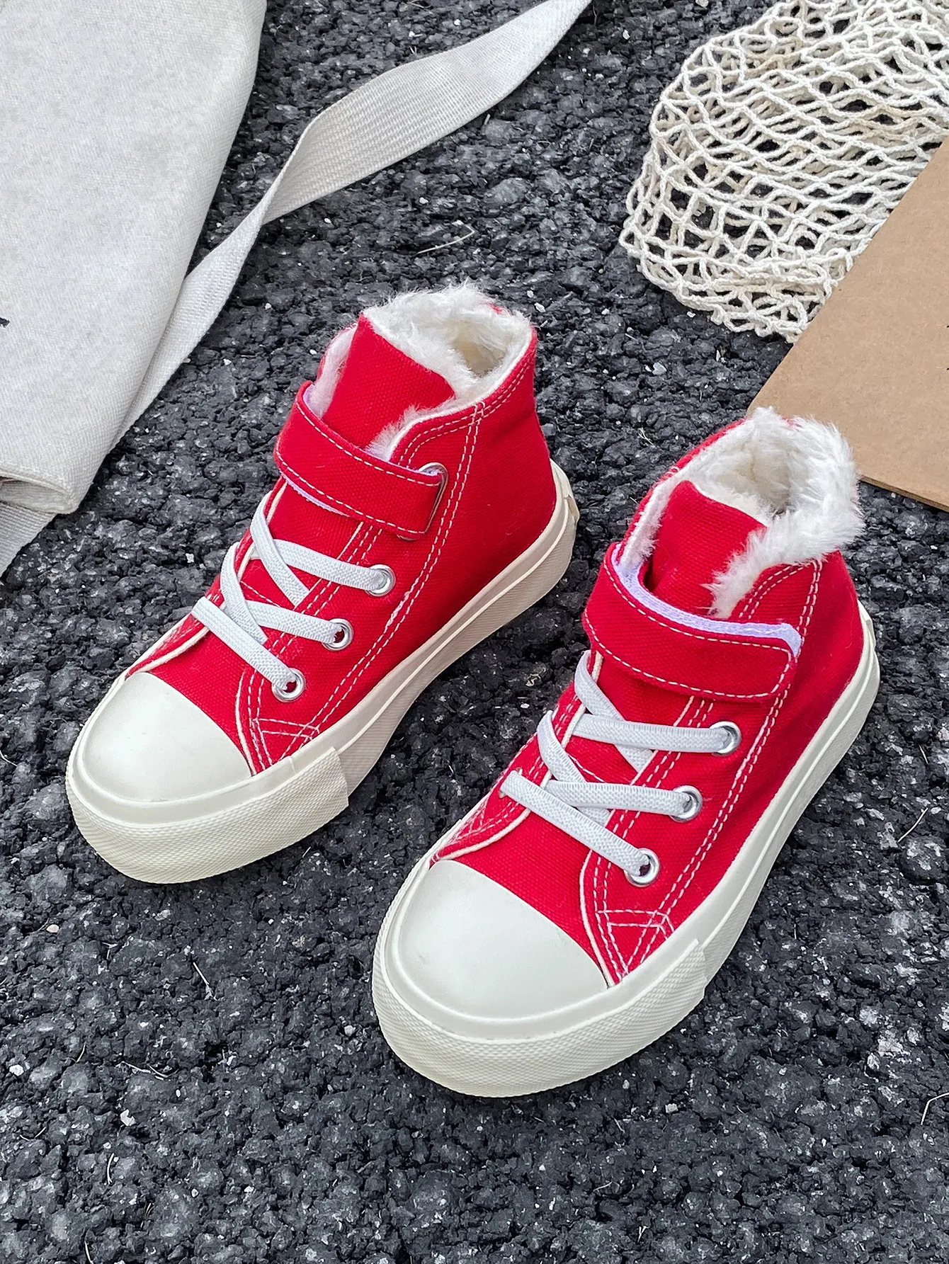 Board Thicken Plush Warm Children Boys Girls Happysteps Square Head Kids Cotton Boots Toddler Winter Shoes Youth Size_desvips.com
