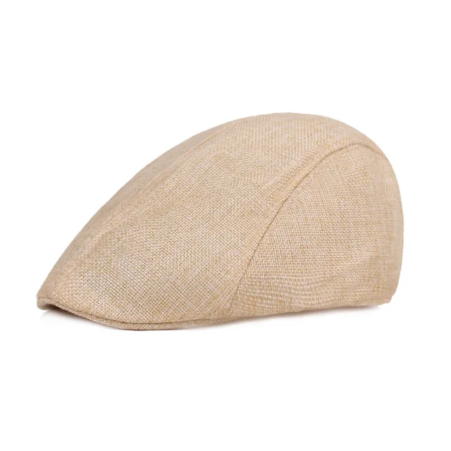 Hot Sale Justerbare Forår Sommer Solhatte Klassiske Western Kasketter Bomuldsblanding Baret Hat Flad Skygge Herre Baret Kasket_voghion.com