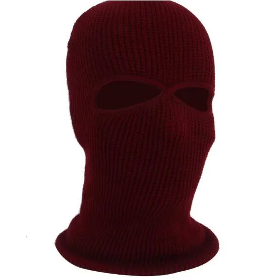 Cagoule tactique de l'armée à 3 trous pour ski, cyclisme, cagoule, casquette, masque facial d'hiver complet pour femmes et hommes, garde au chaud en hiver WL1284_voghion.com