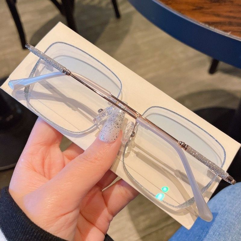 New style fashion ladies starlight anti blue light vibrato reading glasses eye protection_voghion.com