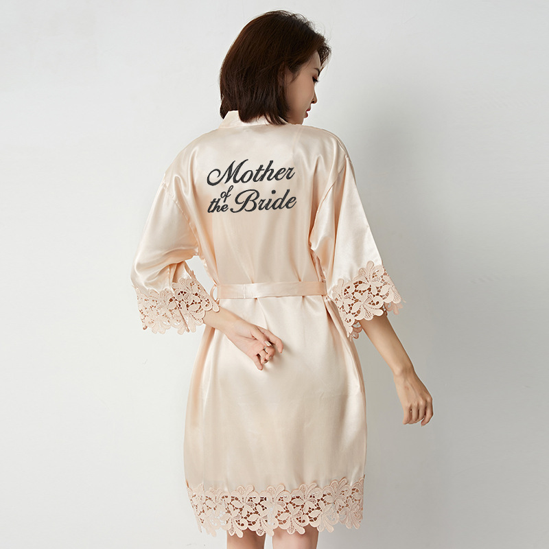 Vestaglia donna in pizzo per sposa e damigella d'onore_voghion.com