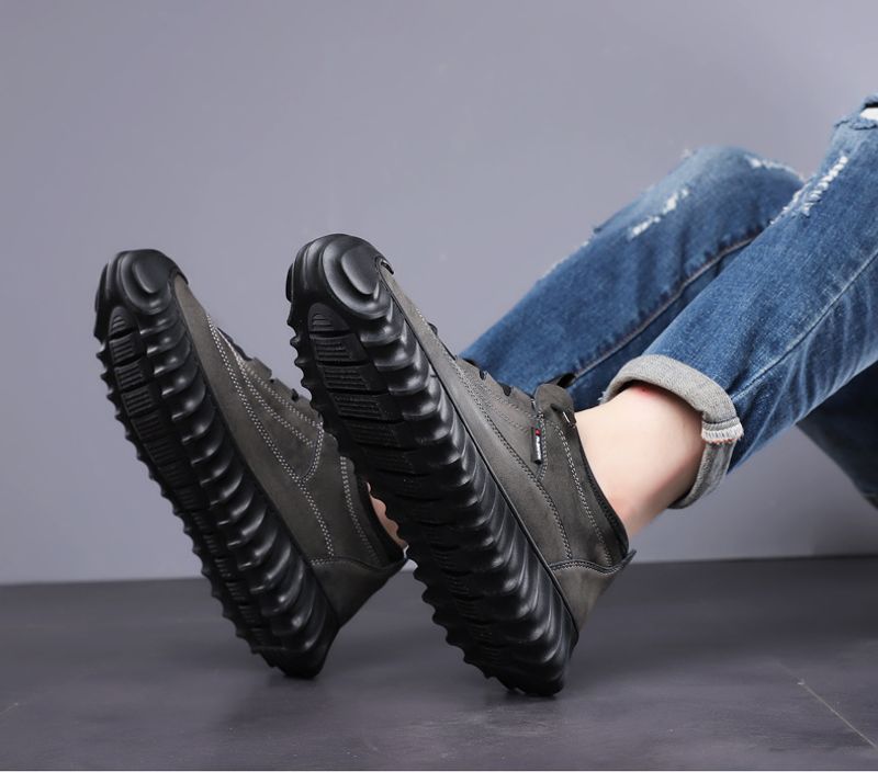 Vier seizoenen reizen buitensport vrijetijds leren heren, slijtvaste en antislip wandelschoenen, ademende zachte zool_voghion.com