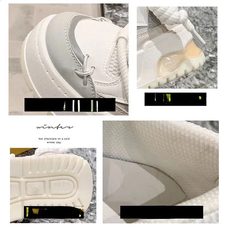Scarpe sportive donna plateau comode sneaker alla moda casual_voghion.com