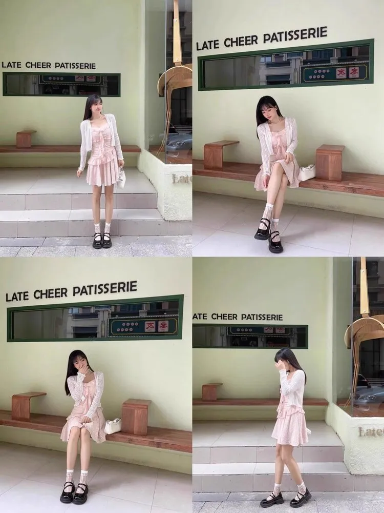 JK Versatile Testa Rotonda Fondo Spesso Piccola Pelle per Donna 2024 Nuovo Stile Britannico Estate Mary Jane Scarpe Singole_voghion.com