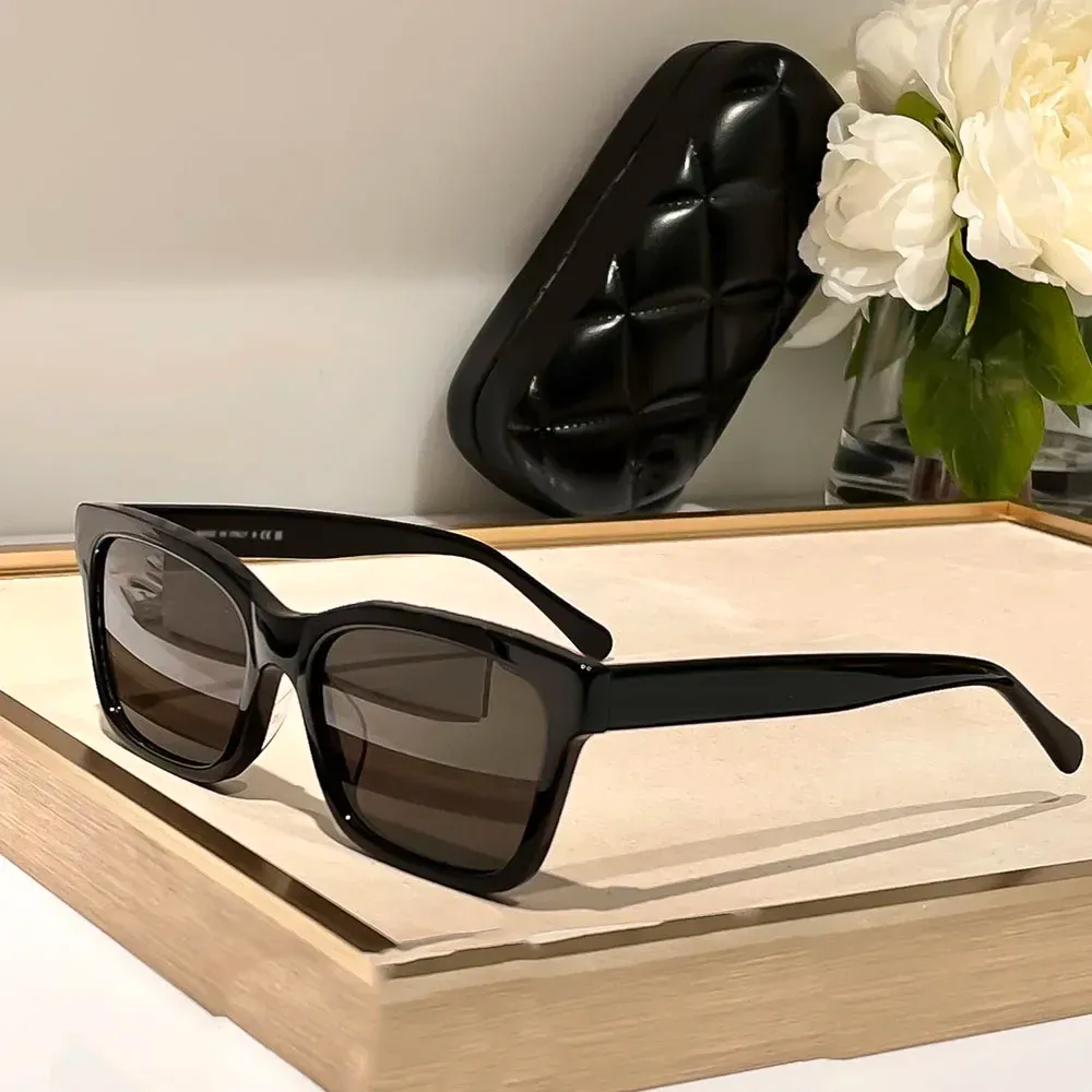Gafas de sol mujer irregulares redondas elegantes para conducir_voghion.com