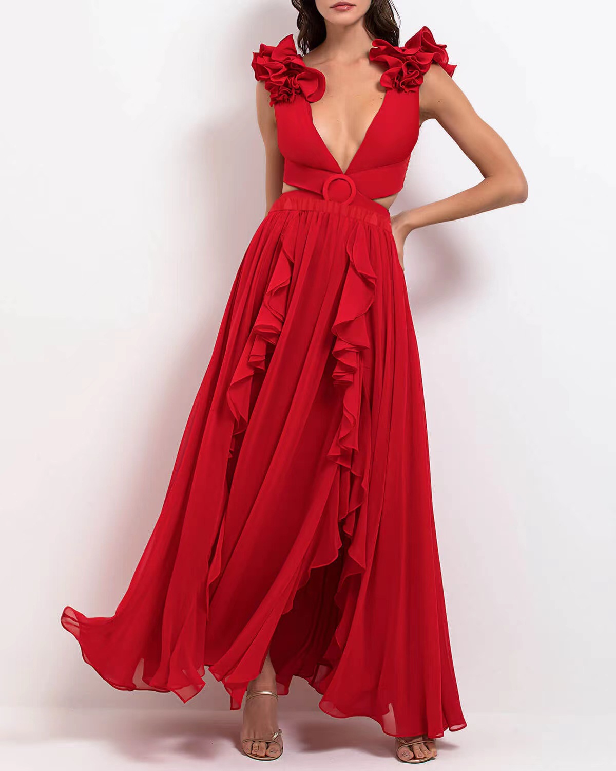 Traje de baño de cintura alta a la moda para mujer._voghion.com