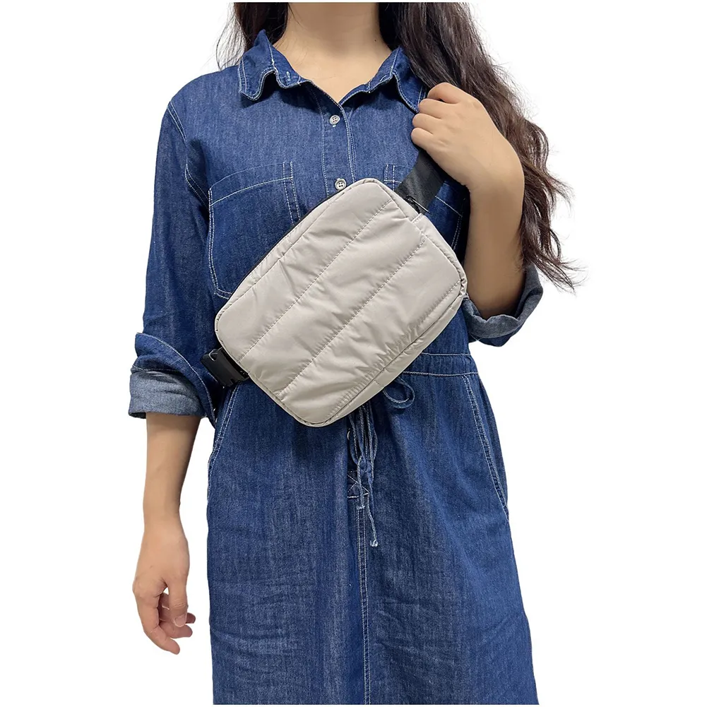 Women Fanny Pack Large Capacity Fashion Waist Solid Color Shoulder Adjustable Strap Lightweight Stylish Satchel Bag_voghion.com