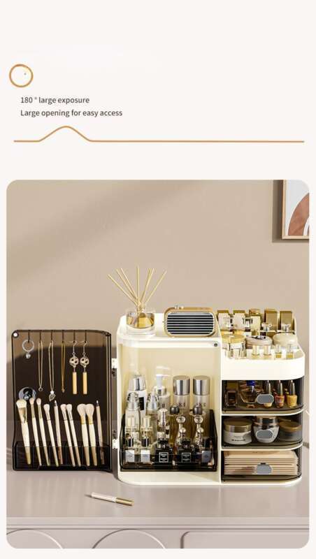 Smooth Lip Pulling And Non Jamming Makeup Box Desktop Dustproof High End Skincare Product Large Capacity Drawer Lipstick_voghion.com