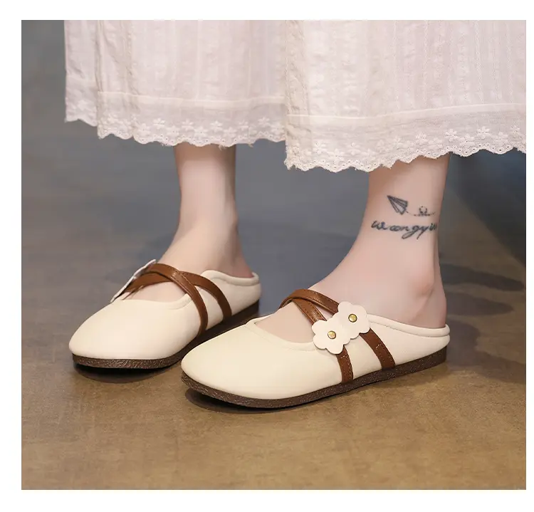Damen Freizeitmules Für Den Sommer Modische Outdoor Badeschuhe_voghion.com