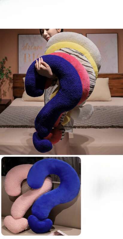 Question Mark Neck Sofa, Living Room Office Napping Pillow_voghion.com