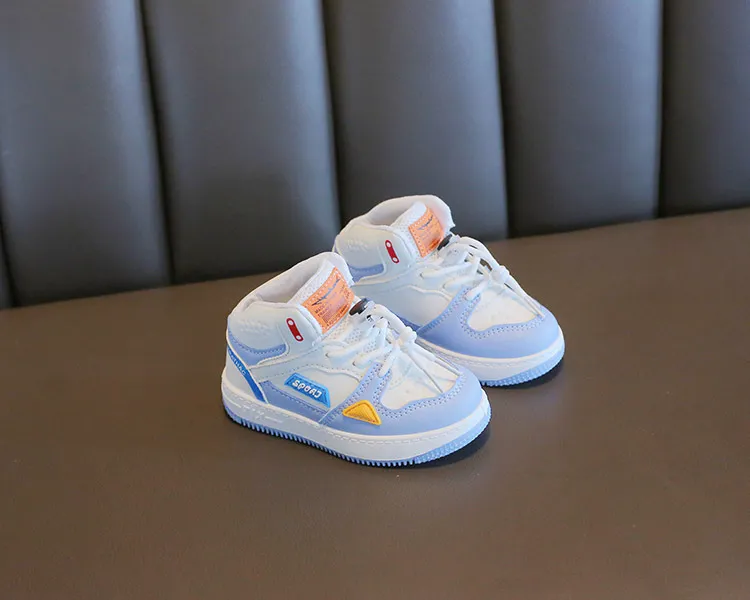 Chaussures de sport montantes pour enfants, baskets de basket-ball Littlesprouts pour garçons et filles, baskets d'école pour tout-petits, tailles 1 à 18_voghion.com