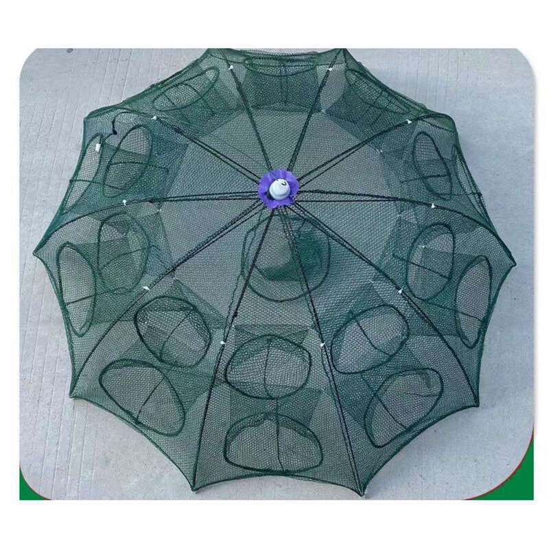 Rede de pesca tipo guarda-chuva para peixes, camarão, caranguejo, gaiola para tartarugas, gaiola para enguias_voghion.com