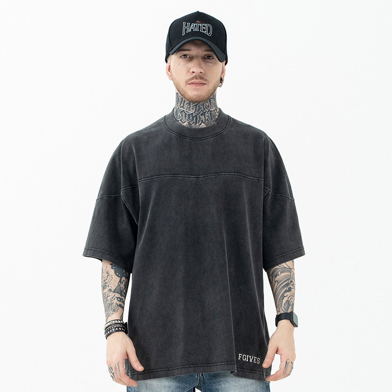 MERCURY SUP Herretøj | 2024 Forår/Sommer Nyheder Trendy Mærke High Street Struktur Splicing Craft Vaskede Gamle Shorts_voghion.com