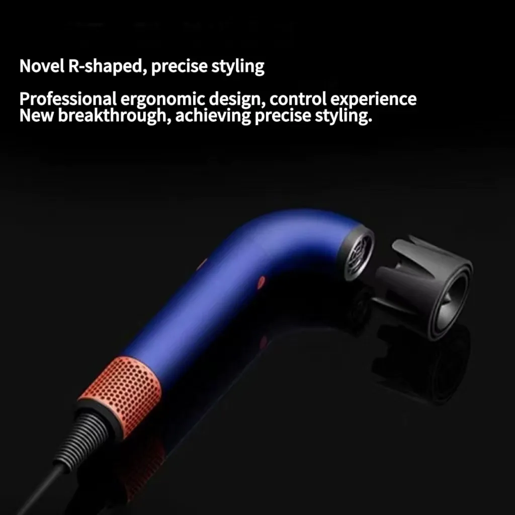 Designer Ionic Dryer - Curved Pipe 2200W Mute Safety EU Certified_voghion.com