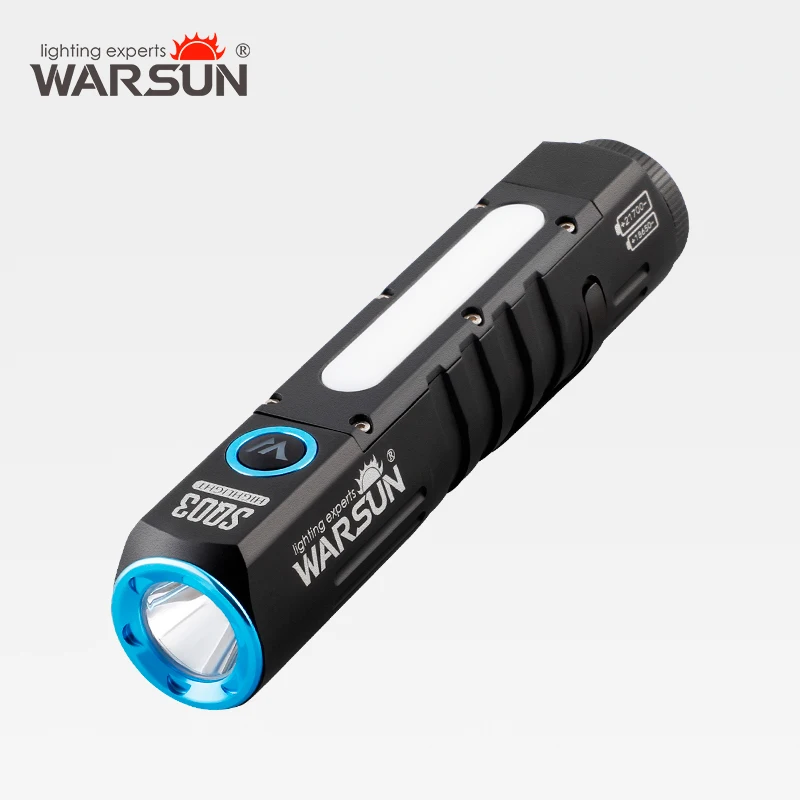 Lampe torche led rechargeable puissante avec aimant intégré_voghion.com