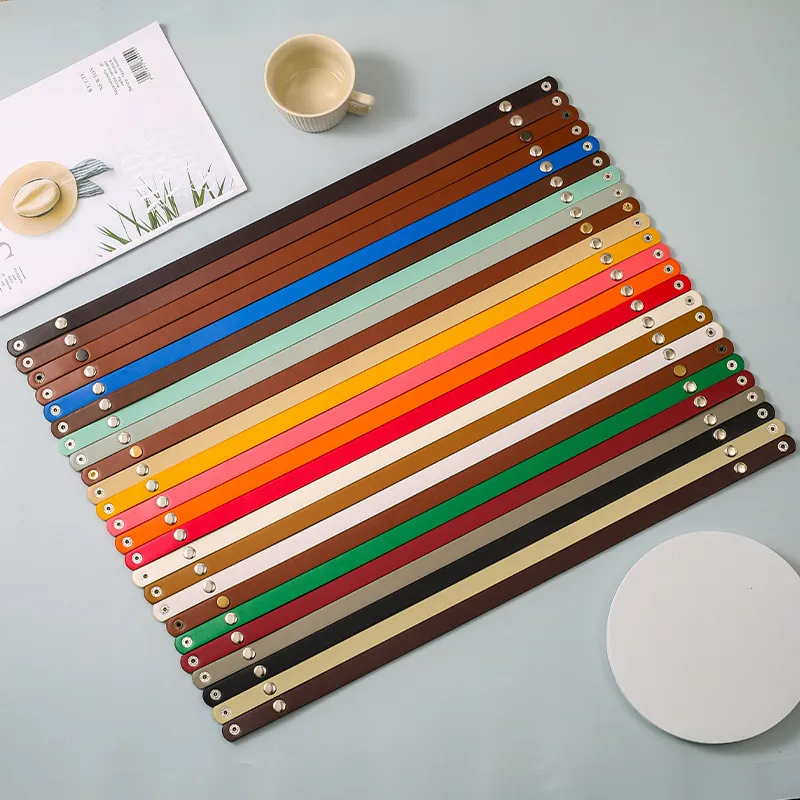 1 Stück 60 cm Pu-Lederband mit Druckknopf, 1,8 cm breit, für Damen, Schultergriffe für Handtaschen, Ersatzgriffe, Taschenzubehör_voghion.com