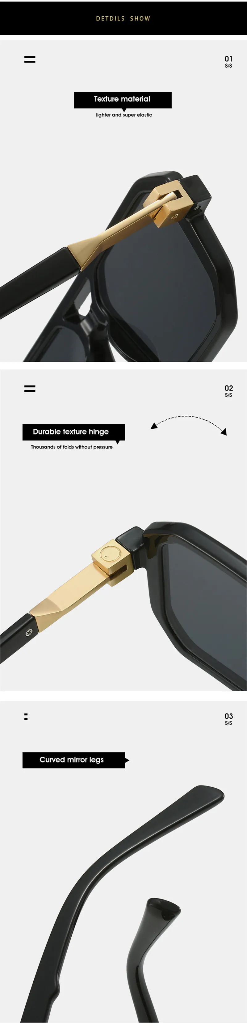 Sunglasses Square Gradient Uv400 Women And Men Retro Polygon Shades_voghion.com