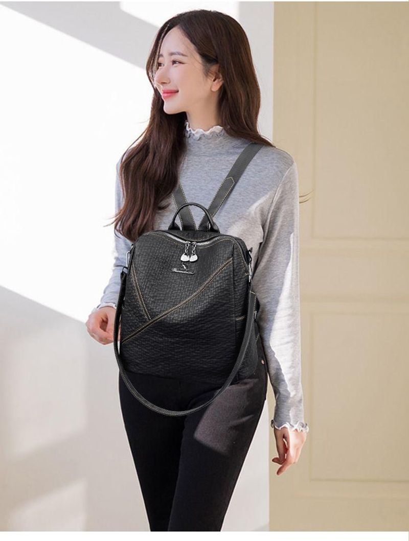 Bubble Leather 2024 Nei Echtwueren Grousskapazitéit Rucksak_voghion.com