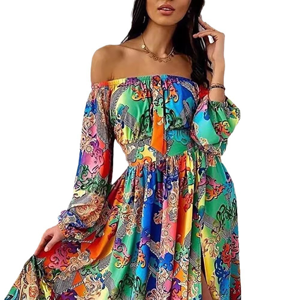Damen Maxikleid Mit V-ausschnitt Und Kapuze Für Den Sommer_voghion.com
