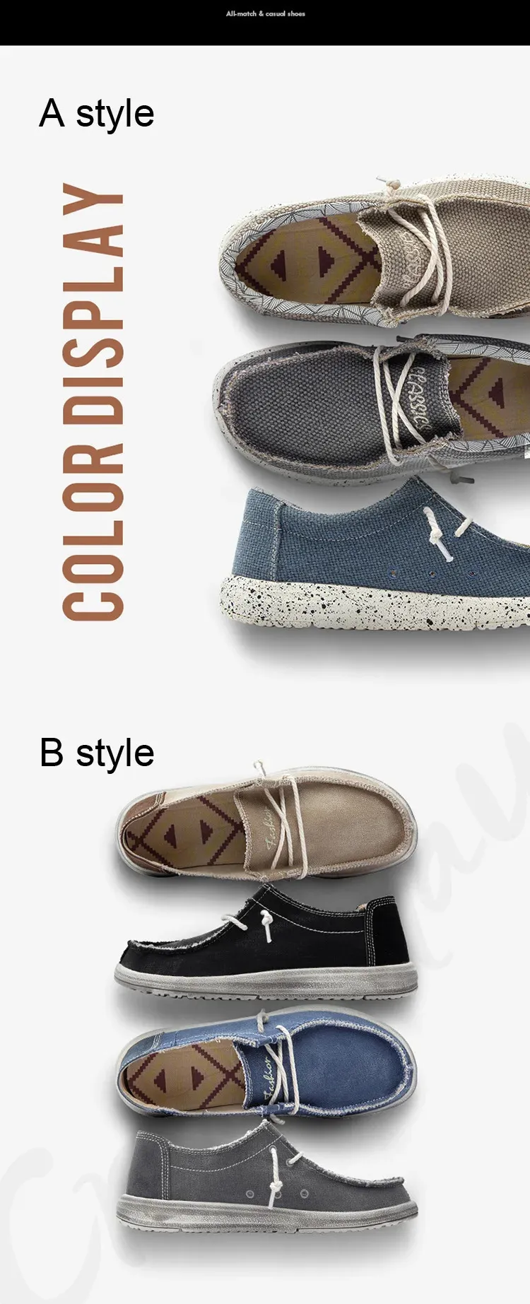 Summer Denim Canvas Breathable Moccasins Vulcanized Mens Sneakers Shoes Plus Size 240626_voghion.com
