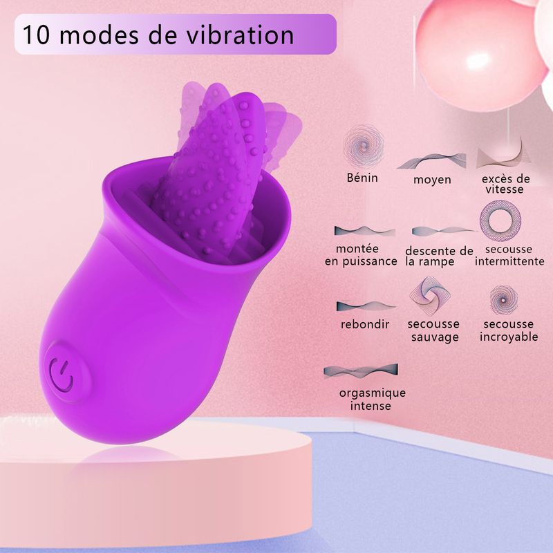 Kvinde Tina slikker USB-opladning honning tunge vibrator klitoris stimulation kvindelig onani nyt produkt_voghion.com