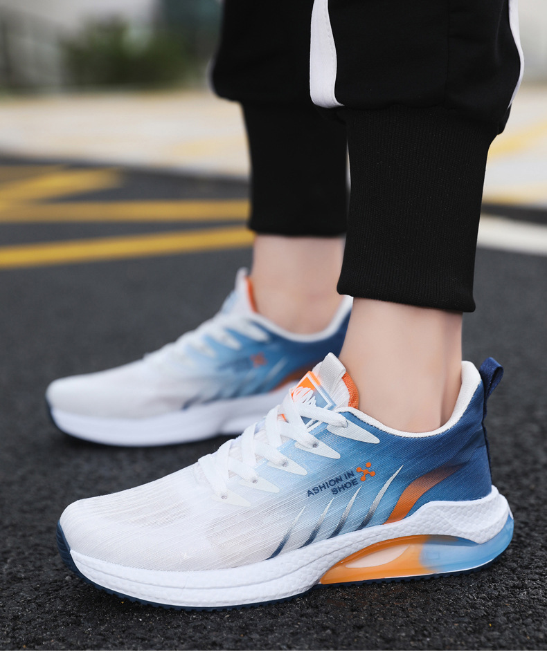 2025 Nieuwe Koreaanse stijl Sport Lente en Herfst Zachte Zool Jeugd Hardloopschoenen Trendy Herenschoenen_voghion.com