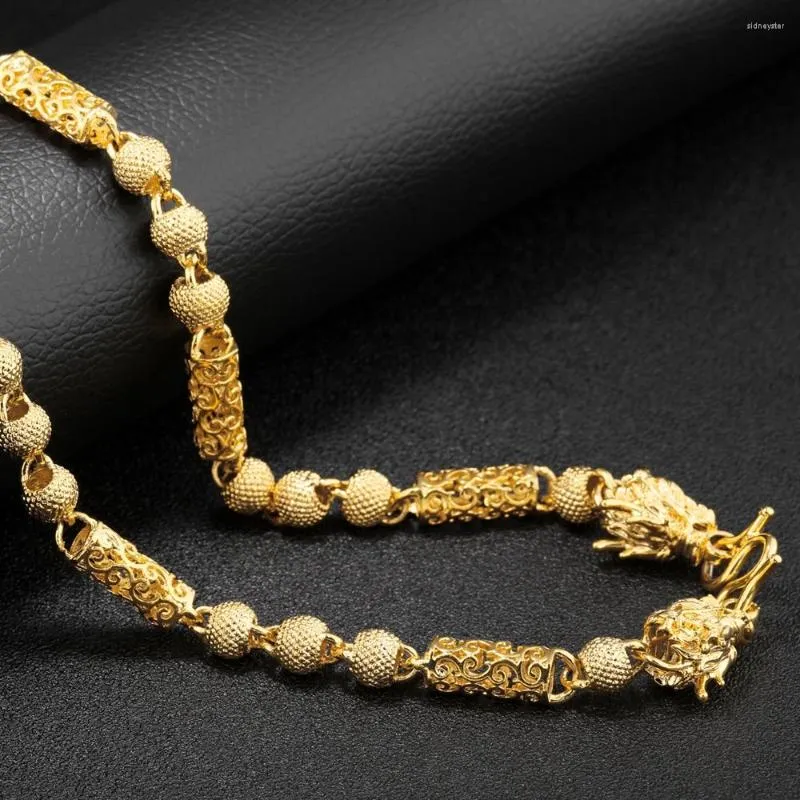 Chains Coarse Domineering Men Necklace Yellow Gold Filled Hip Hop Fashion Mens Chain Jewelry_voghion.com
