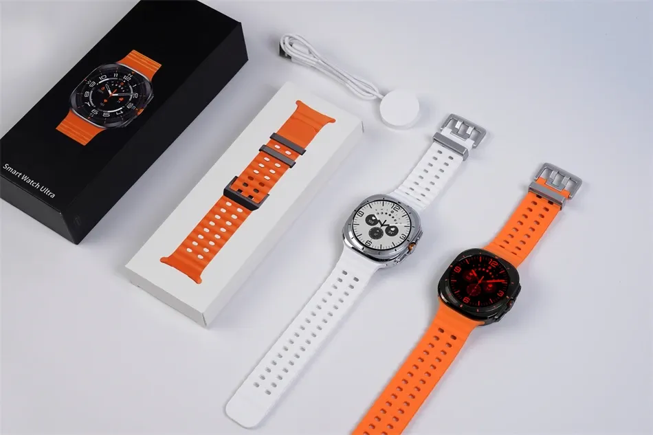 Herr smartwatch med bluetooth samtal amoled skärm och gps_voghion.com