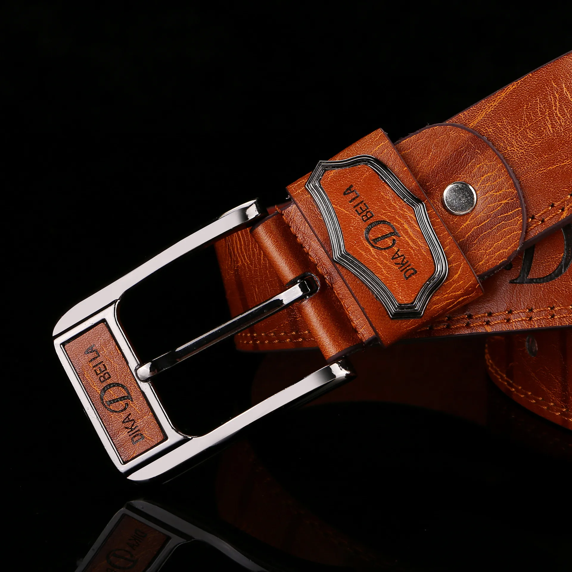Gürtel Herren Business Gürtel Nadelschnalle Freizeit Jeans Anzughose_voghion.com