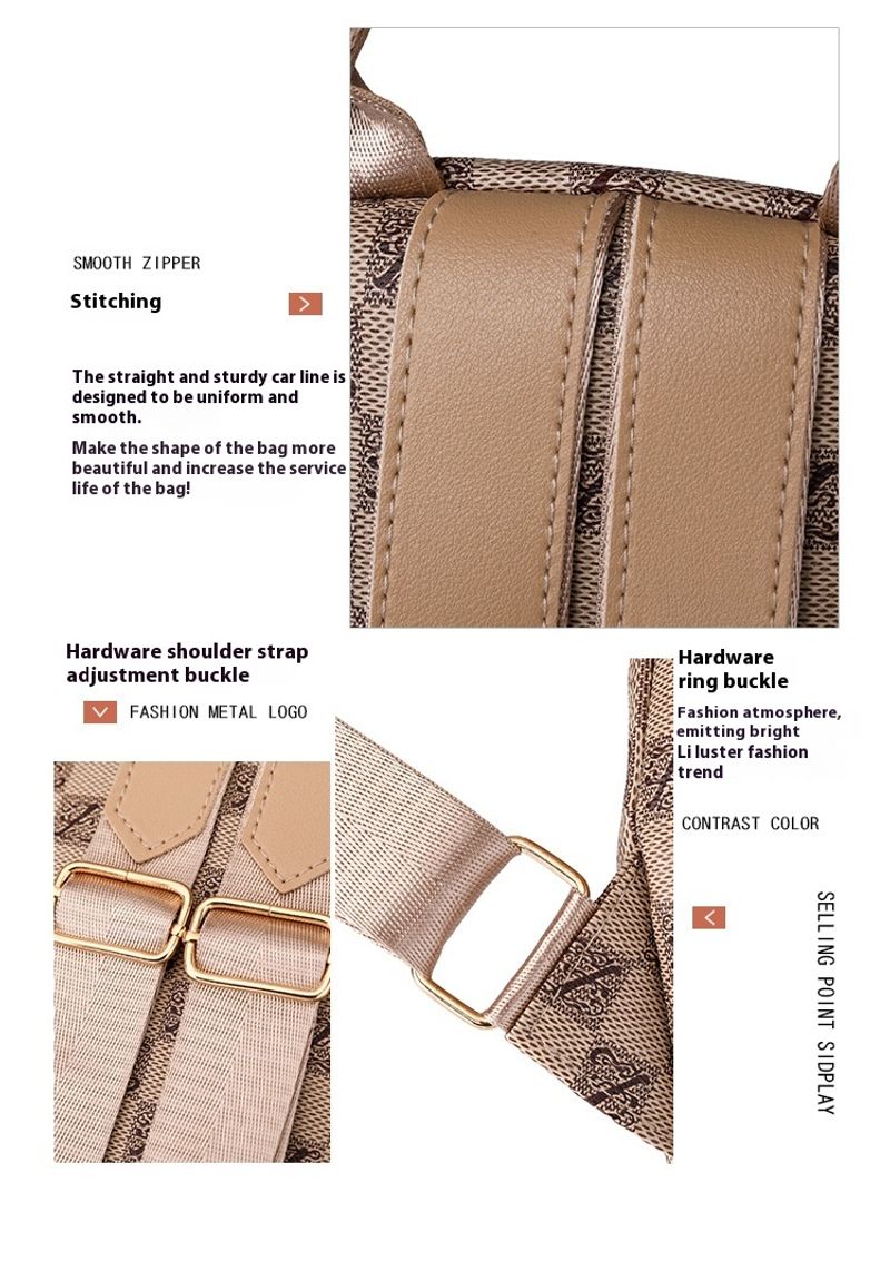 British New Fashion European American Style Retro And Trendy Bra Bag Dual-use Women's Backpack_voghion.com