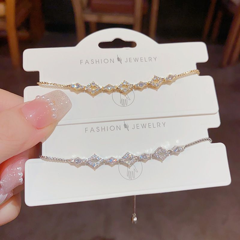 squisito Zircone Dia Hot Nicchia Femminile Alla Moda E Dolce Temperamento Versatile, Bracciale, Design,_voghion.com