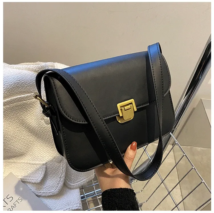 Designer Shoulder Bags Womens 2024 Messenger Bag in Preppy Style - High-Quality Vintage Envelope Briefcase Handbag_voghion.com