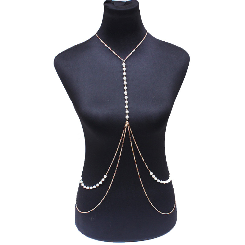 Hot selling new product body necklace one piece sweater chain jewelry TC1178_voghion.com