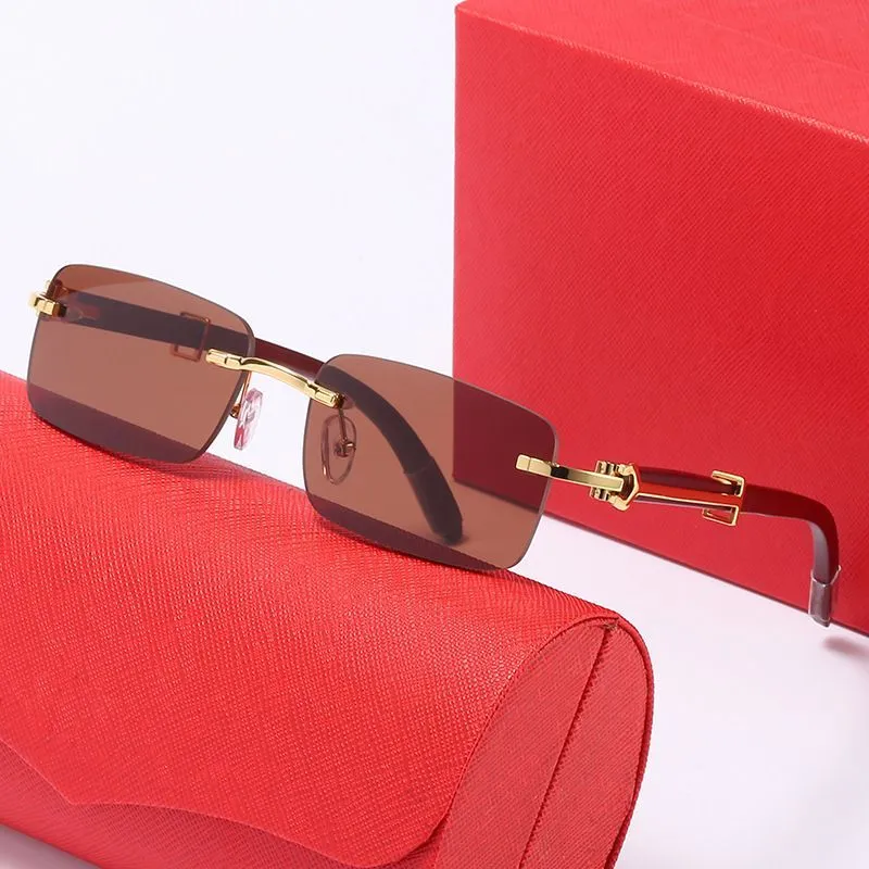 Classic Retro Men Sunglasses Metal Frame Designer Eyewear_voghion.com