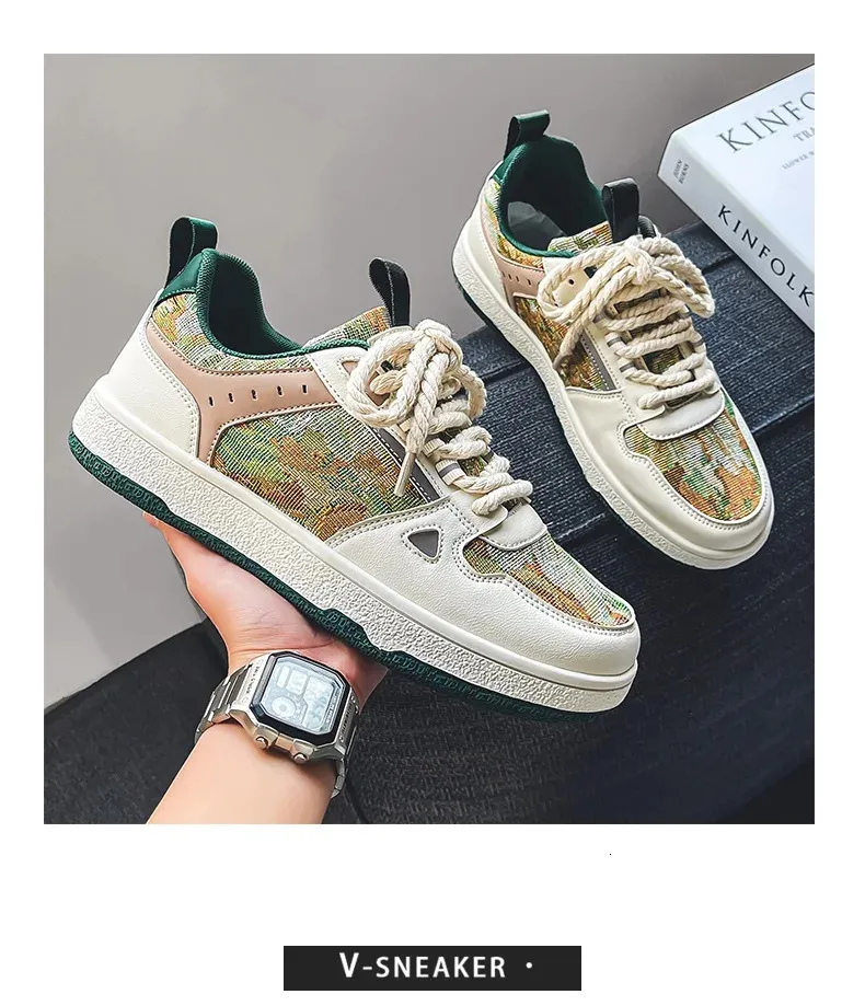 Chaussures de skateboard décontractées à plateforme Van Gogh pour femmes et hommes, motif graffiti 3D, nuit étoilée, 250226_voghion.com