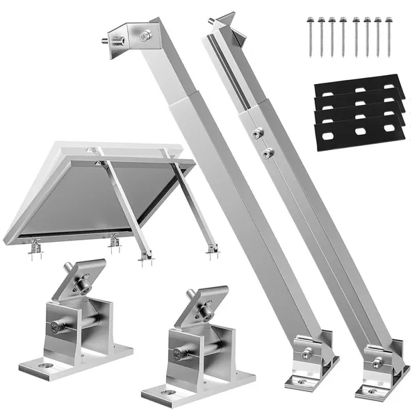 Support de panneau solaire réglable 15-30 degrés pour fixation_voghion.com
