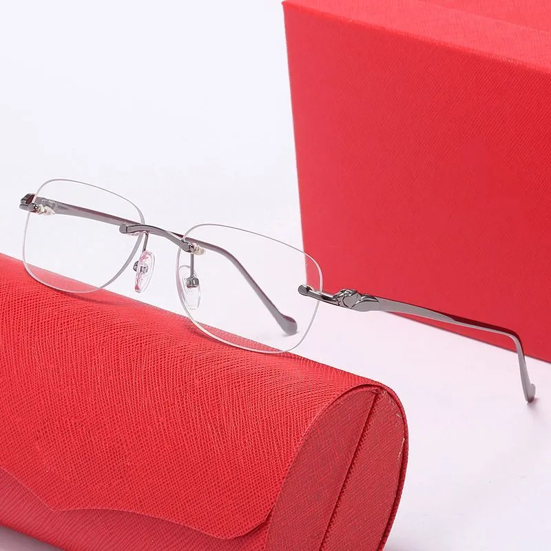 Lunettes de soleil de créateur pour hommes et femmes, marque rectangulaire sans cadre, Sier Tiny Silk Fashion Carti, montures de lunettes de soleil_voghion.com