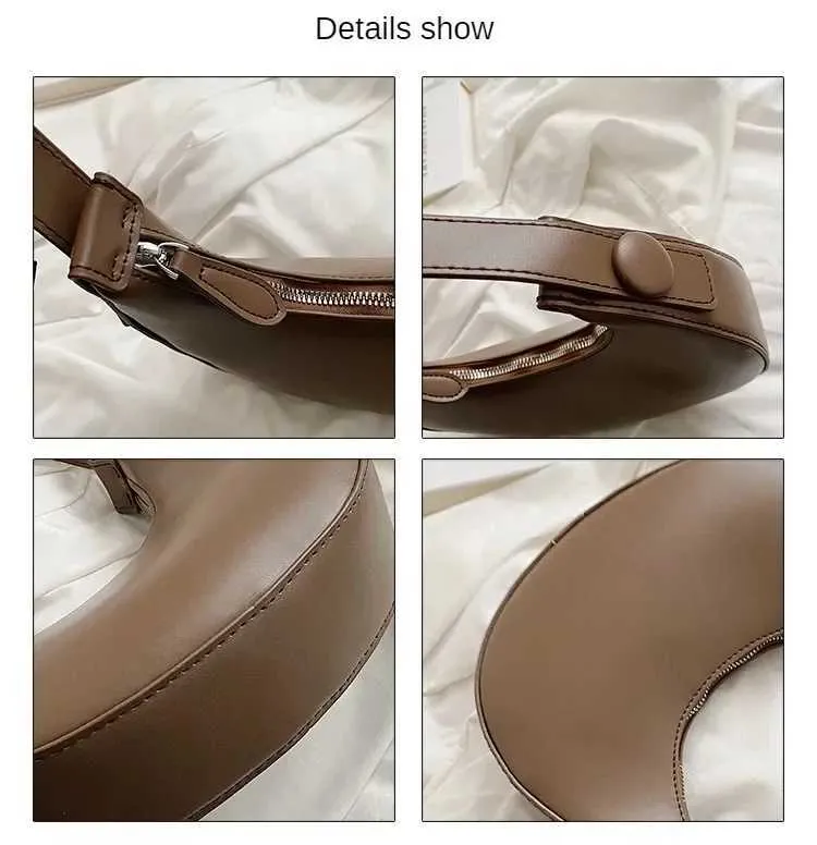 Fashion Armpit Bags For Women Cute Half Crescent Leather PU Purses And Handbags Designer Shoulder Bag Small Hand_voghion.com
