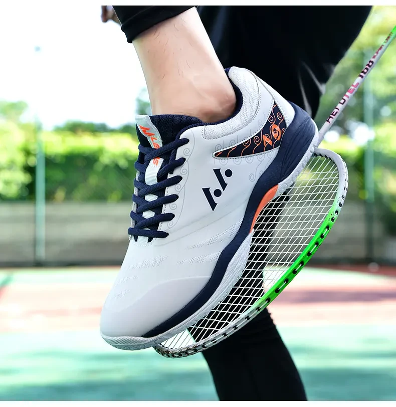 Professional badminton shoes mesh breathable training shoes non-slip shock-absorbing wear sports shoes_voghion.com