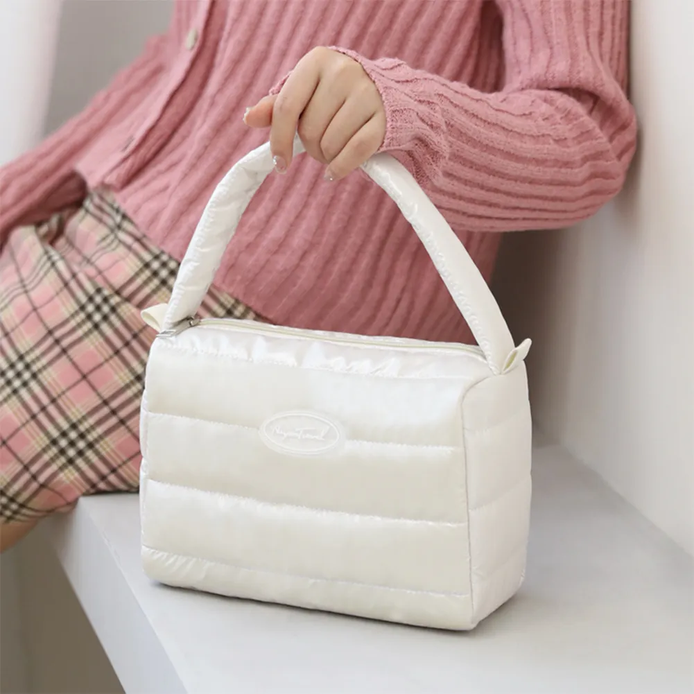Borsa a mano con tracolla regolabile, borsa morbida e tracolla solida, borsa a mano con manico superiore_voghion.com
